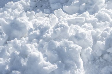 Arkaplan ya da doku olarak yerde kar var