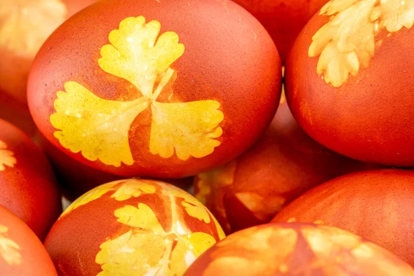 Painted Eggs Cooked Easter Holiday — Stock Photo, Image