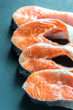 Ham alabalık biftek