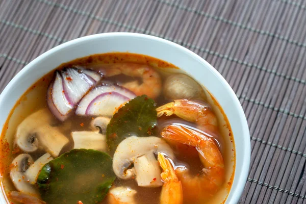 Thai tom yum soup — Stock Photo, Image