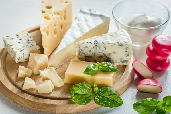 Various types of cheese — Stock Photo, Image