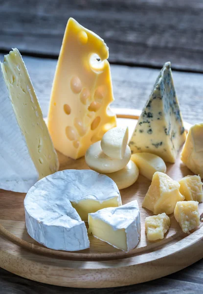 Various types of cheese — Stock Photo, Image