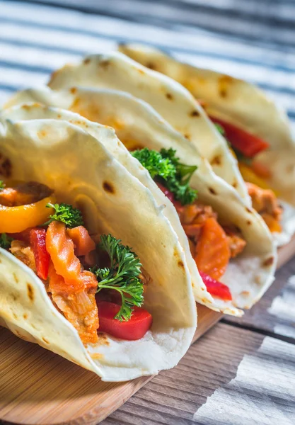 A chicken taco — Stock Photo, Image