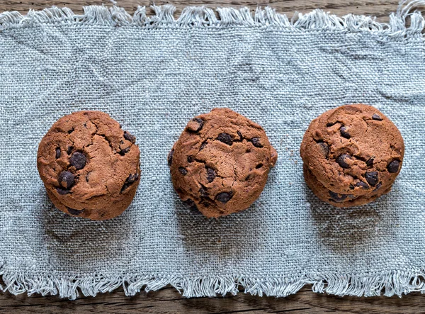 Chocolate chip cookies — Stock Photo, Image