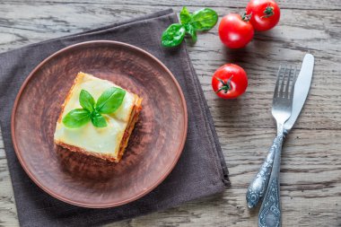 Klasik lazanya bölümünü