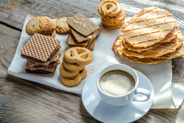 Biscoitos Manteiga Amêndoa — Fotografia de Stock