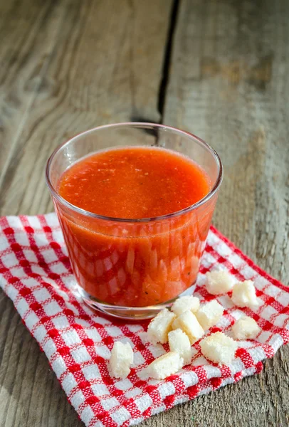 Gedeelte voor gazpacho — Stockfoto