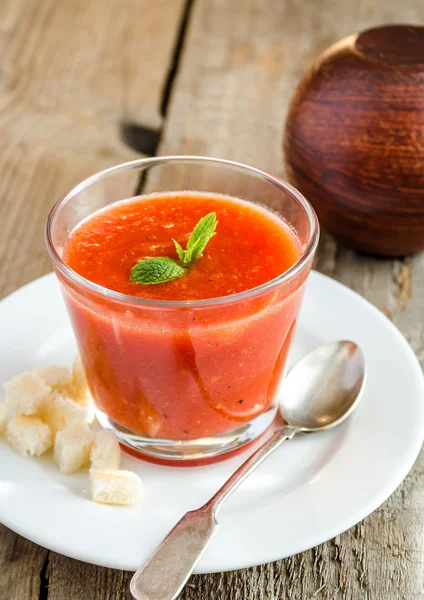 Portion of gazpacho — Stock Photo, Image