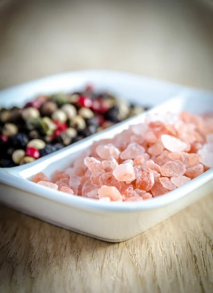 Pink Himalayan Salt Peppers — Stock Photo, Image