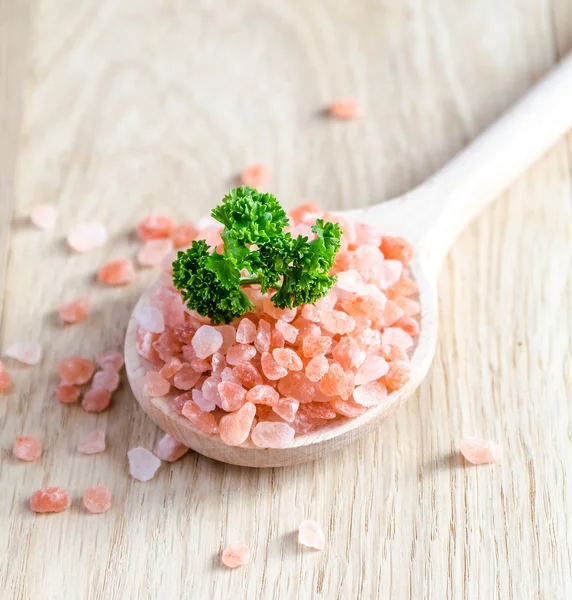 Pink himalayan salt — Stock Photo, Image