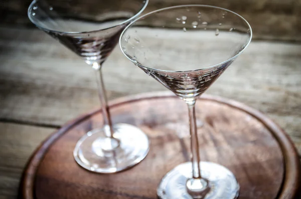 Two cocktail glasses — Stock Photo, Image