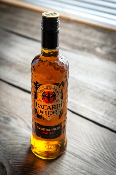 Ром Bacardi Oakheart — стокове фото