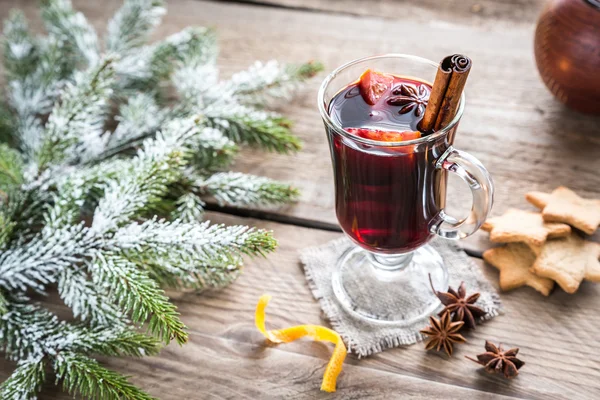 Vin chaud la veille de Noël — Photo