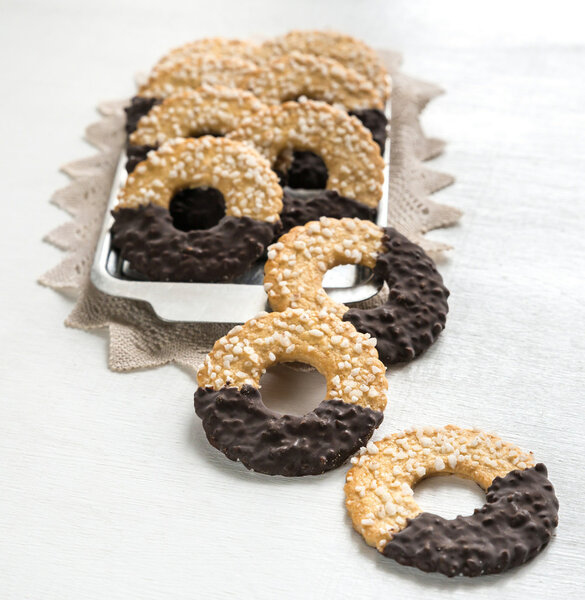 шоколадное печенье
