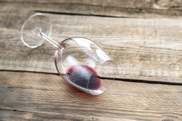 Glass with red wine — Stock Photo, Image