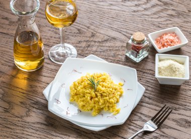 safranlı risotto