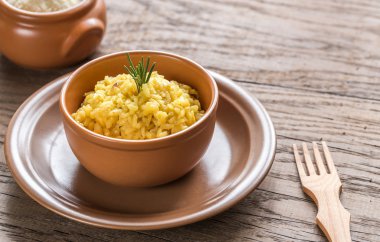 safranlı risotto