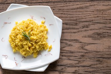 safranlı risotto