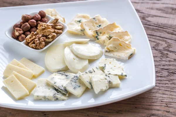 Various types of cheese — Stock Photo, Image