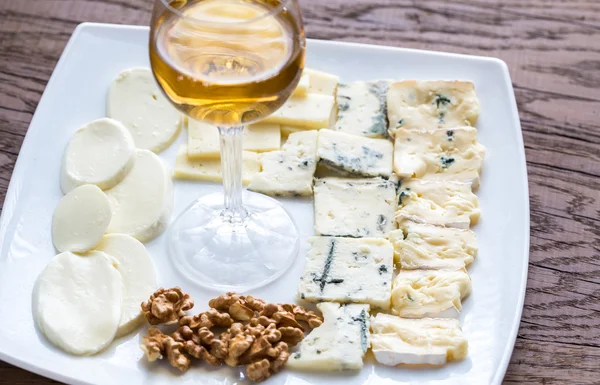 Various types of cheese — Stock Photo, Image