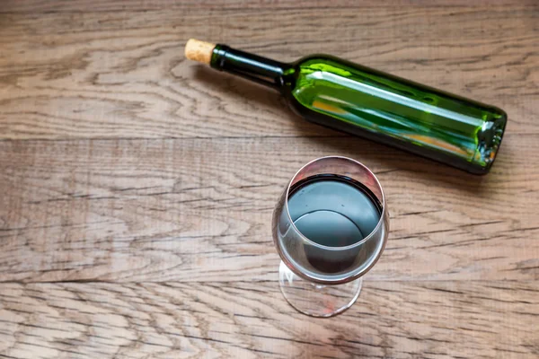 Glass with red wine — Stock Photo, Image