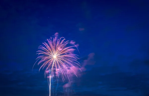 Fireworks on Independence day in USA — Stock Photo, Image