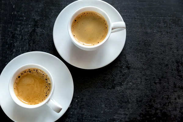 Two cups of coffee — Stock Photo, Image