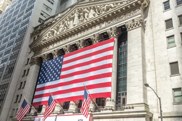 New york stock exchange gebouw — Stockfoto