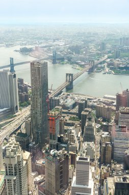 Manhattan'ın havadan görünümü