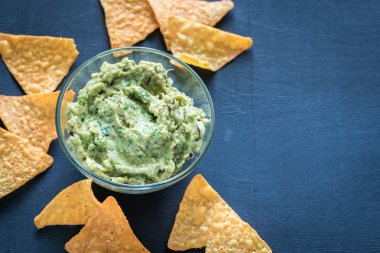 guacamole tortilla cips ile