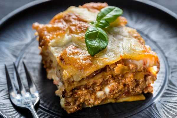 Lasagna with pesto — Stock Photo, Image