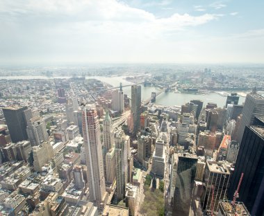 Manhattan'ın havadan görünümü