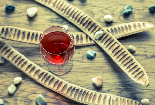 Glass of rose wine — Stock Photo, Image