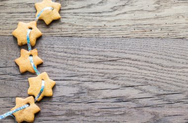 Gingerbread yıldız çelenk