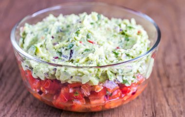 Kase guacamole salsa ile