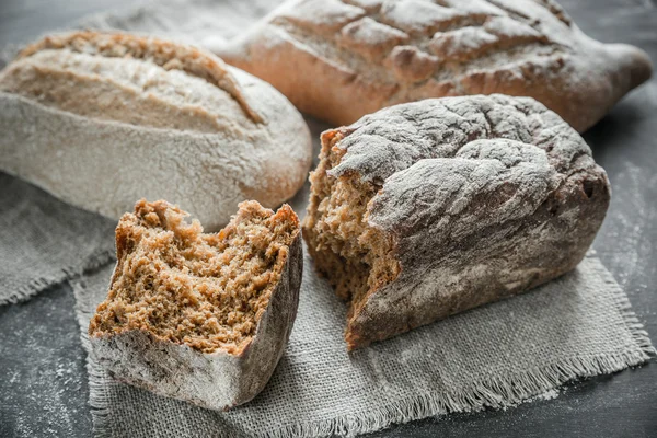 Pane integrale sulla iuta — Foto Stock