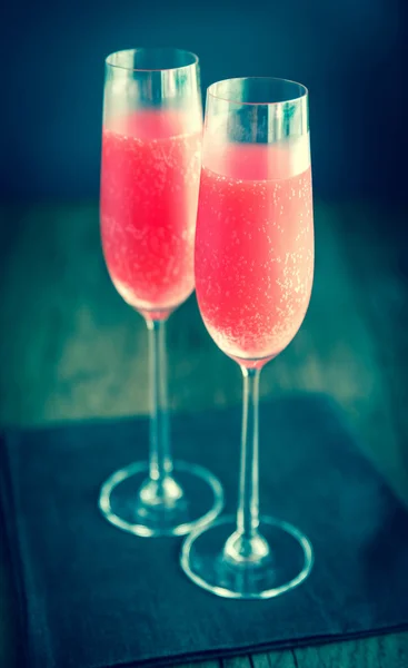 To glass Mimosa-cocktail – stockfoto