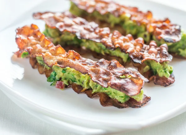 Bacon and guacamole sammies — Stock Photo, Image