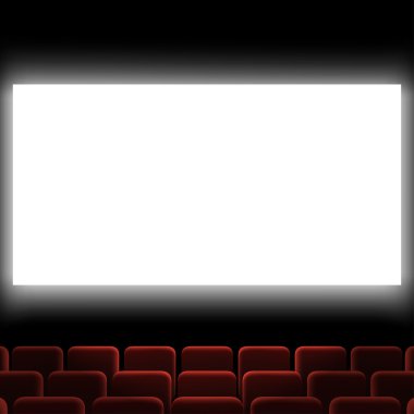 Cinema auditorium vector clipart
