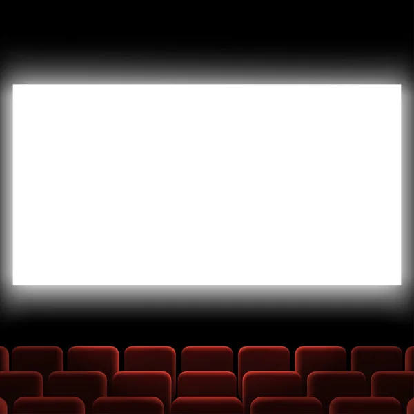 Biografen auditorium vektor — Stock vektor