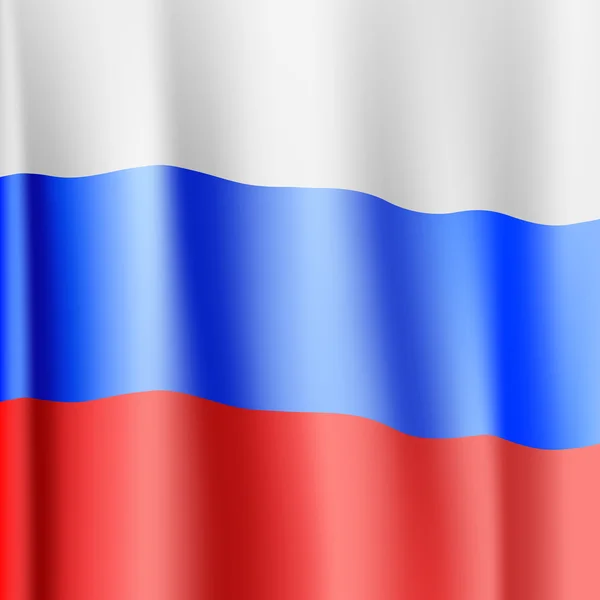 Bandera de Rusia — Vector de stock