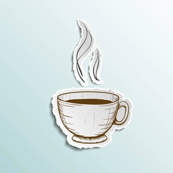 Icon xícara de café —  Vetores de Stock