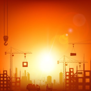 Endüstriyel makine ve inşaat vinç