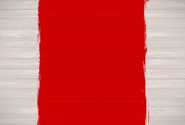 Panele Drewniane Malowane Czerwoną Farbą Tło Wektorowe — Wektor stockowy