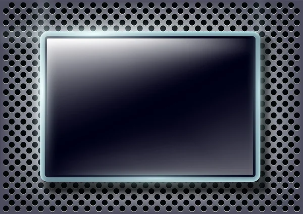 Metal bir arka plan cam ekranda