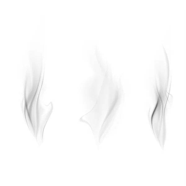 Conjunto vectorial de humo — Archivo Imágenes Vectoriales