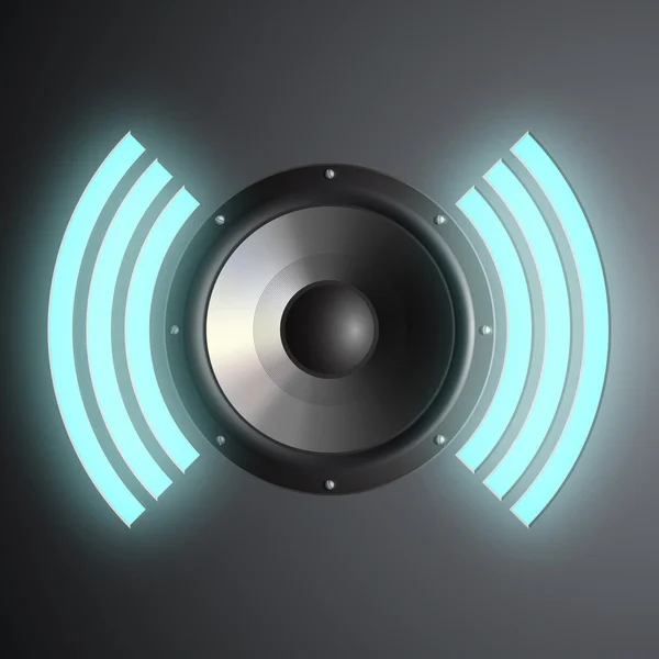 Altavoz musical vectorial — Vector de stock