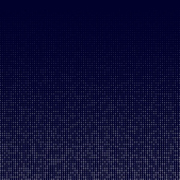 Background of binary code — Stock Vector