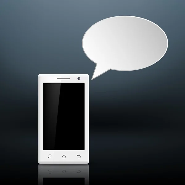 Mensaje en su teléfono inteligente — Vector de stock