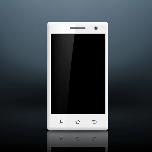 Smartphone blanc — Image vectorielle